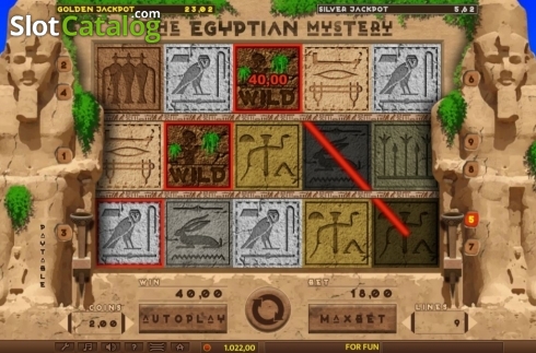 Скрин3. The Egyptian Mystery слот