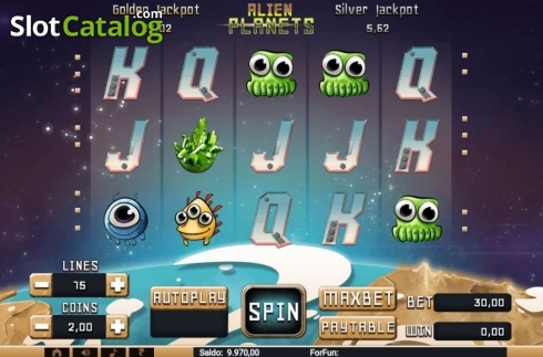 Скрин2. Alien Planets слот