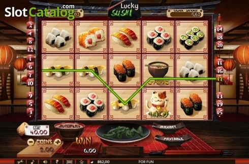Скрин3. Lucky Sushi слот