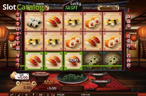 Скрин5. Lucky Sushi слот