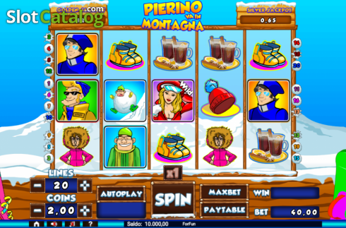 Скрин2. Pierino va in Montagna слот