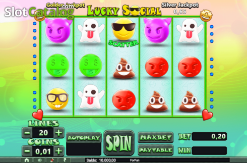 Скрин2. Lucky Social слот