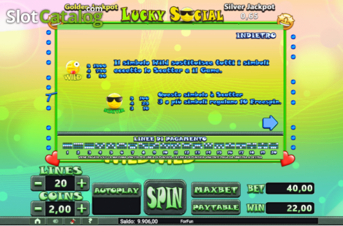 Скрин5. Lucky Social слот
