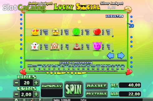 Скрин7. Lucky Social слот