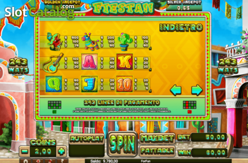 Скрин6. Fiesta (Slot Machine Design) слот