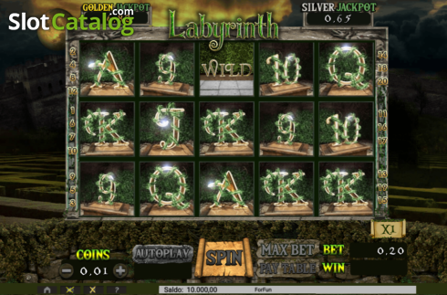 Скрин2. Labyrinth слот