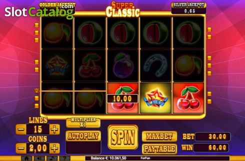 Скрин3. Super Classic (Slot Machine Design) слот