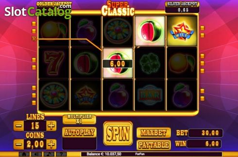 Скрин4. Super Classic (Slot Machine Design) слот