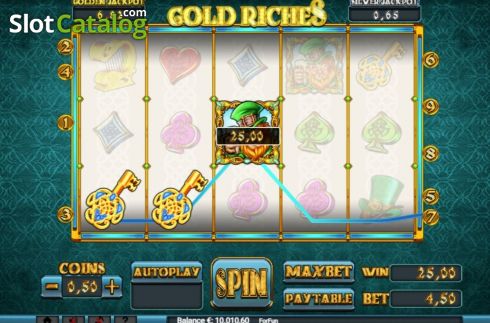 Скрин3. Gold Riches (Slot Machine Design) слот