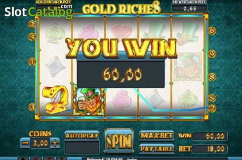 Скрин4. Gold Riches (Slot Machine Design) слот