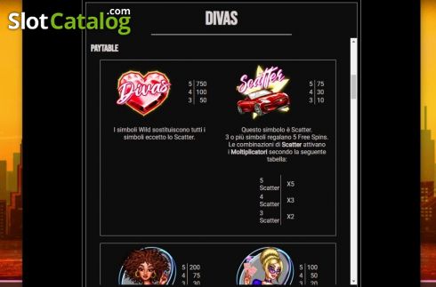 Скрин7. Divas слот
