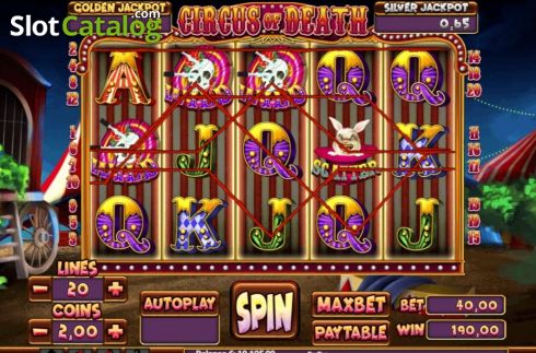 Скрин6. Circus of Death слот