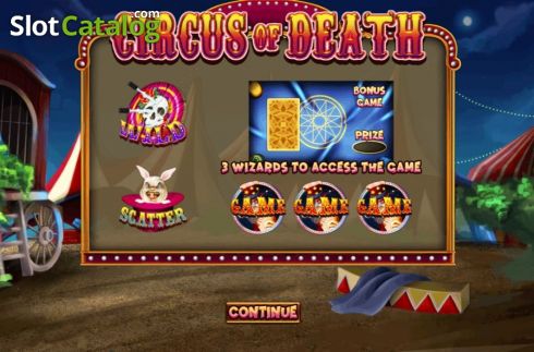 Скрин8. Circus of Death слот