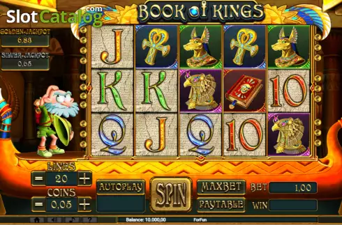 Скрин2. Book of Kings (Slot Machine Design) слот