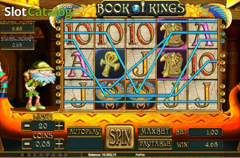 Скрин4. Book of Kings (Slot Machine Design) слот
