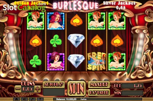 Скрин2. Burlesque (Slot Machine Design) слот