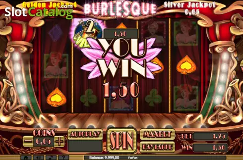 Скрин4. Burlesque (Slot Machine Design) слот