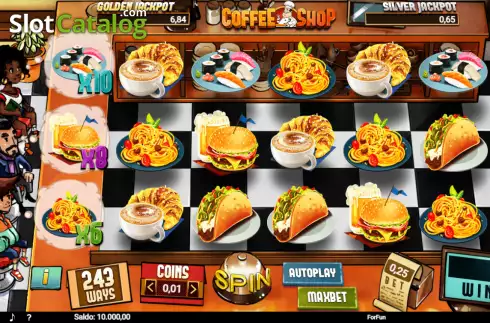 Скрин2. Coffee Shop слот