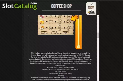 Скрин7. Coffee Shop слот