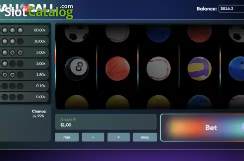 Скрин2. Ball and Ball слот