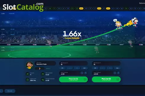 Скрин3. Crash X Football Edition слот