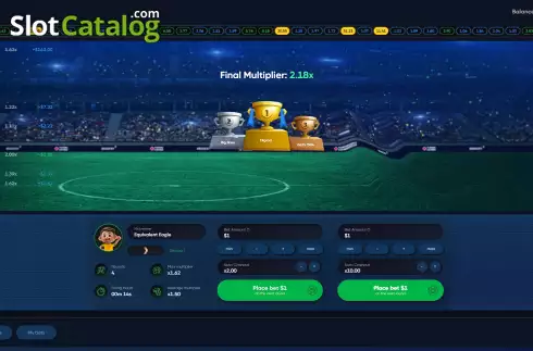 Скрин4. Crash X Football Edition слот