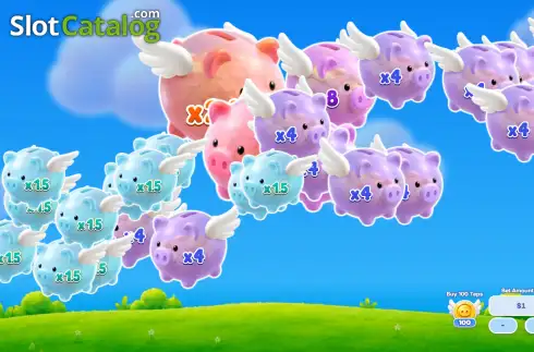 Скрин2. Cloud Piggies слот