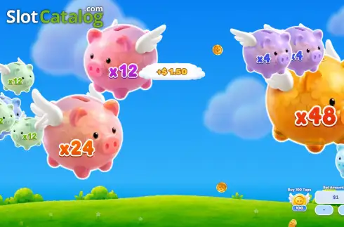 Скрин3. Cloud Piggies слот