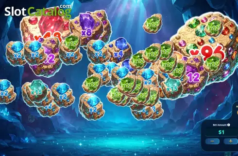 Скрин2. Jewel Clicker: Rockageddon слот