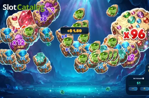 Скрин3. Jewel Clicker: Rockageddon слот