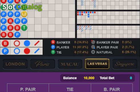 Скрин2. 60 Sec Baccarat Las Vegas слот