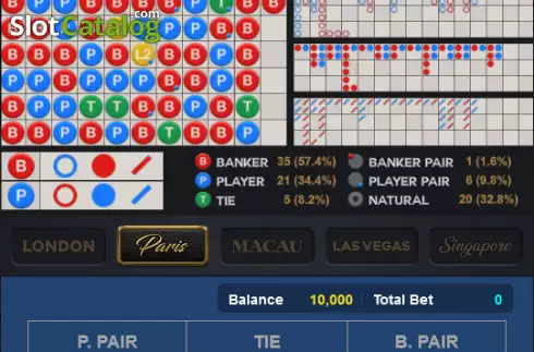 Скрин3. 60 Sec Baccarat Paris слот