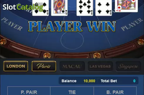 Скрин4. 60 Sec Baccarat Paris слот