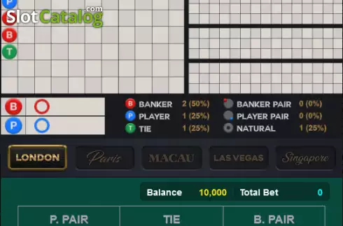 Скрин2. 60 Sec Baccarat London слот