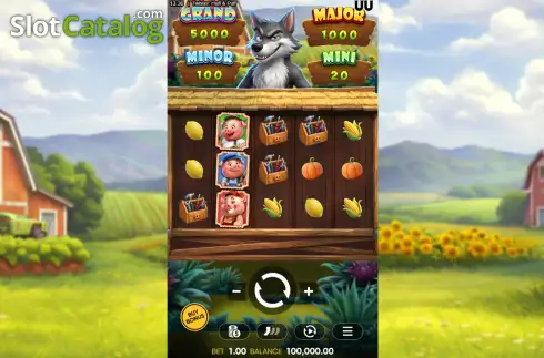Скрин2. Twister: Huff & Puff слот