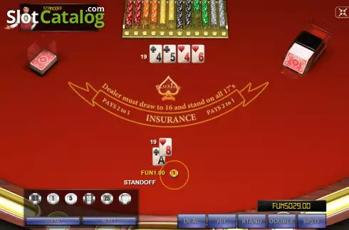 Скрин4. Blackjack Double Deck слот