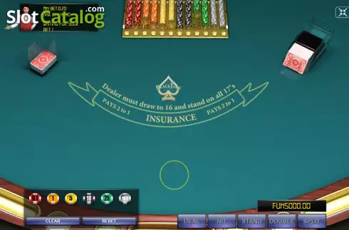 Скрин2. Blackjack Single Deck (Urgent Games) слот