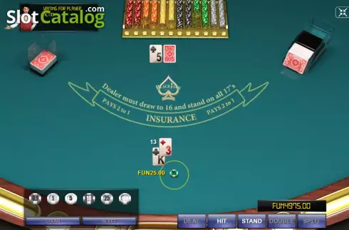 Скрин3. Blackjack Single Deck (Urgent Games) слот