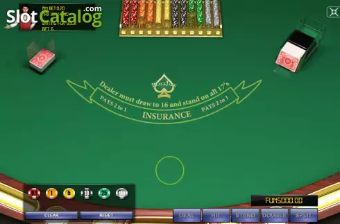Скрин2. Blackjack Four Deck слот