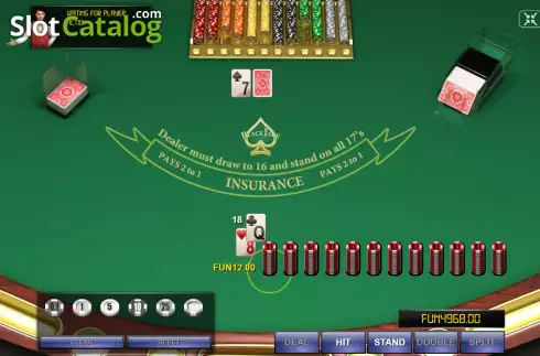 Скрин4. Blackjack Four Deck слот