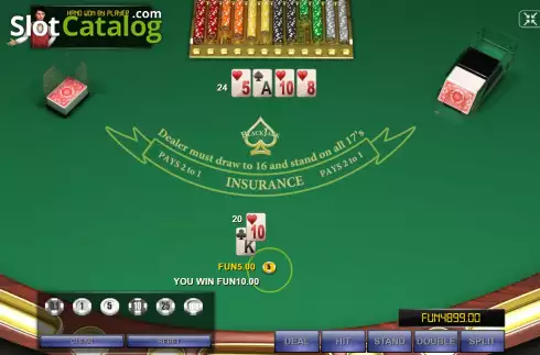 Скрин5. Blackjack Four Deck слот