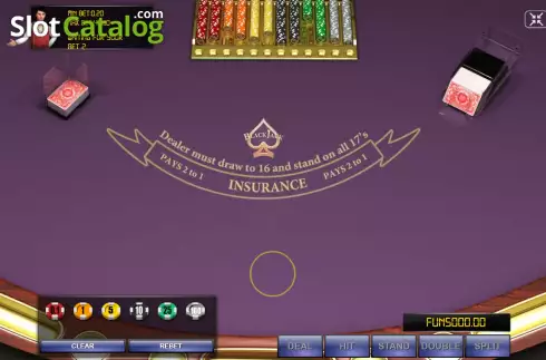 Скрин2. Blackjack Six Deck (Urgent Games) слот