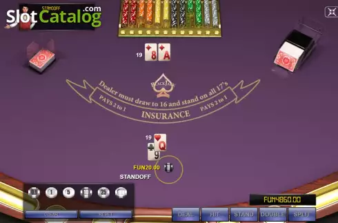 Скрин4. Blackjack Six Deck (Urgent Games) слот