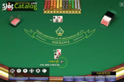Скрин5. Blackjack Eight Deck слот