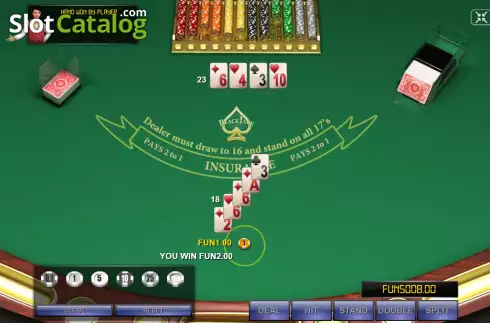 Скрин6. Blackjack Eight Deck слот