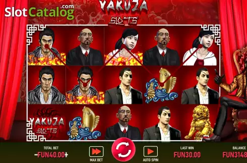 Скрин3. Yakuza (Urgent Games) слот