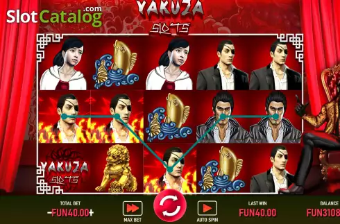 Скрин4. Yakuza (Urgent Games) слот