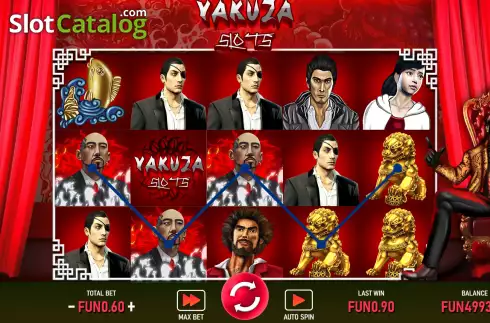 Скрин5. Yakuza (Urgent Games) слот