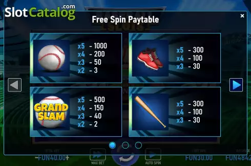 Скрин7. Baseball Grand Slam слот