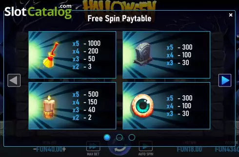 Скрин7. Halloween Slots (Urgent Games) слот